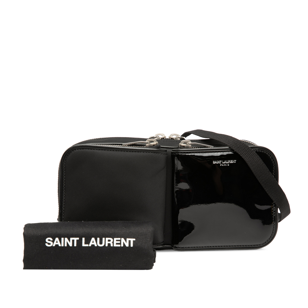 Pre-Loved Saint Laurent Nylon and Patent Crossbody - Picture 8 of 8
